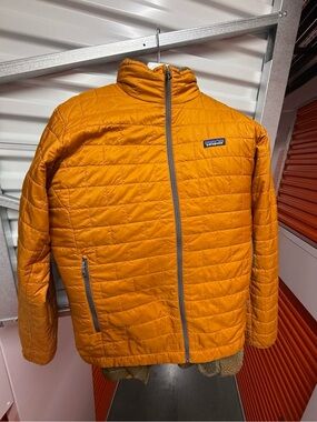 Patagonia Men’s Quilted Puffer Jacket - Orange